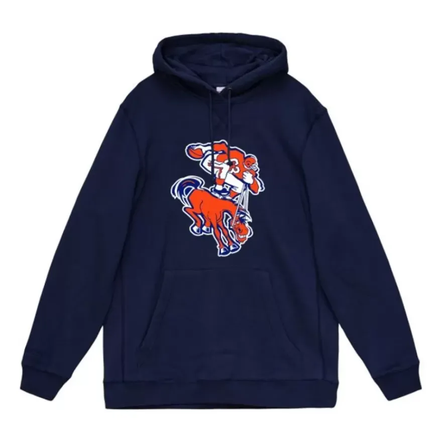 Mitchell & Ness Hoodies & Sweatshirts-Basic Logo 2 Hoodie Denver Broncos