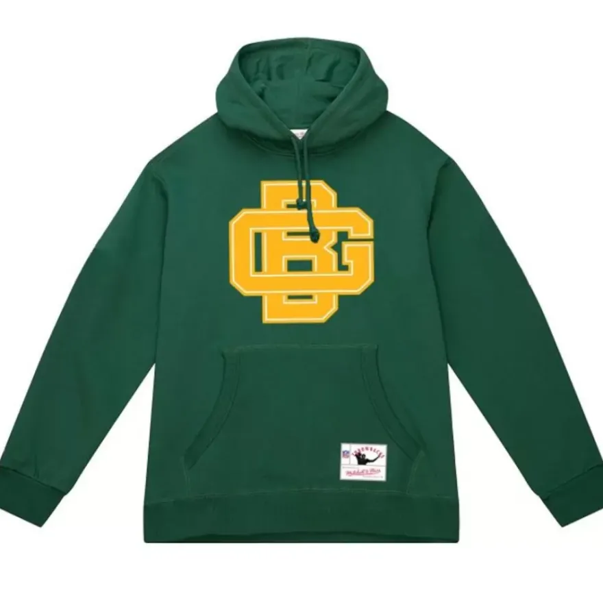 Mitchell & Ness Hoodies & Sweatshirts-Basic Logo 2 Hoodie Green Bay Packers
