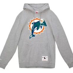 Mitchell & Ness Hoodies & Sweatshirts-Basic Logo 3 Hoodie Miami Dolphins