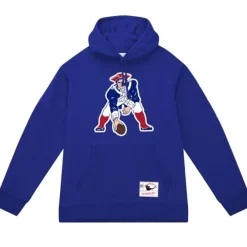 Mitchell & Ness Hoodies & Sweatshirts-Basic Logo 1 Hoodie New England Patriots