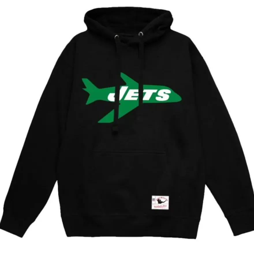 Mitchell & Ness Hoodies & Sweatshirts-Basic Logo 1 Hoodie New York Jets