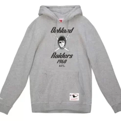 Mitchell & Ness Hoodies & Sweatshirts-Basic Logo 2 Hoodie Oakland Raiders