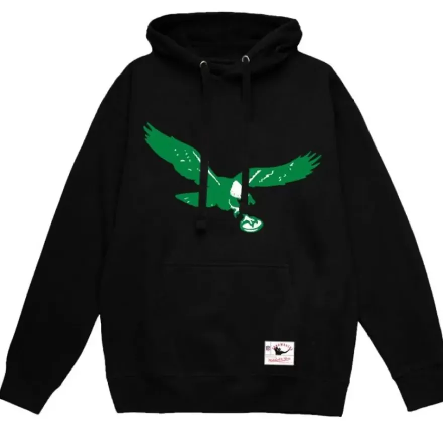 Mitchell & Ness Hoodies & Sweatshirts-Basic Logo 3 Hoodie Philadelphia Eagles