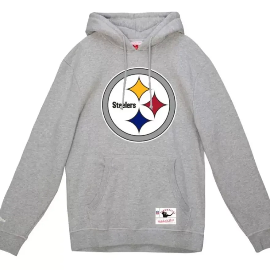 Mitchell & Ness Hoodies & Sweatshirts-Basic Logo 2 Hoodie Pittsburgh Steelers