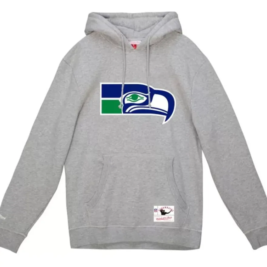 Mitchell & Ness Hoodies & Sweatshirts-Basic Logo 1 Hoodie Seattle Seahawks
