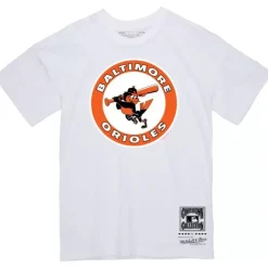 Mitchell & Ness T-Shirts & Tops-Basic Logo 2 Tee Baltimore Orioles