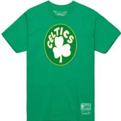Mitchell & Ness T-Shirts & Tops-Basic Logo 1 Tee Boston Celtics