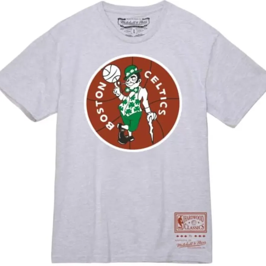 Mitchell & Ness T-Shirts & Tops-Basic Logo 2 Tee Boston Celtics