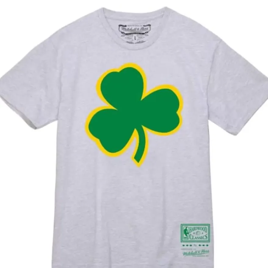 Mitchell & Ness T-Shirts & Tops-Basic Logo 4 Tee Boston Celtics