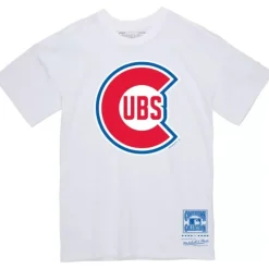 Mitchell & Ness T-Shirts & Tops-Basic Logo 3 Tee Chicago Cubs