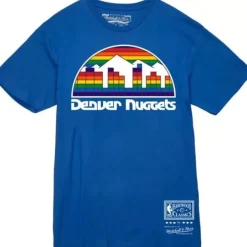 Mitchell & Ness T-Shirts & Tops-Basic Logo 3 Tee Denver Nuggets
