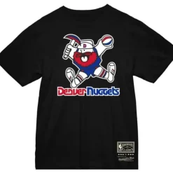 Mitchell & Ness T-Shirts & Tops-Basic Logo 2 Tee Denver Nuggets