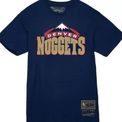 Mitchell & Ness T-Shirts & Tops-Basic Logo 1 Tee Denver Nuggets