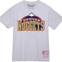 Mitchell & Ness T-Shirts & Tops-Basic Logo 1 Tee Denver Nuggets