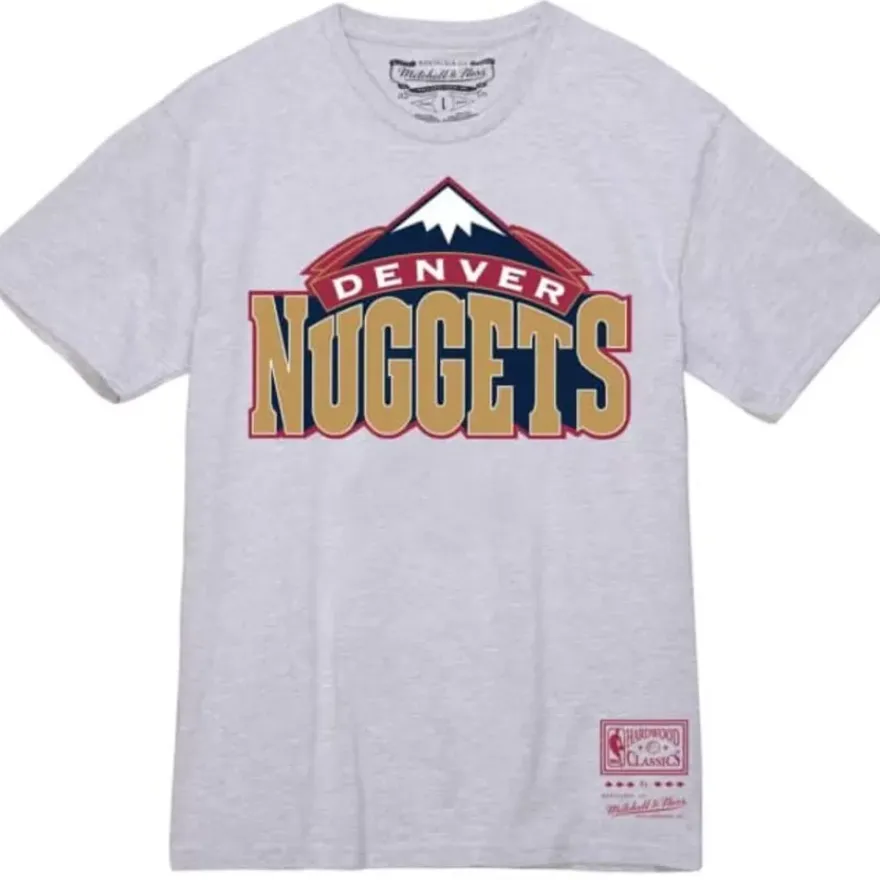 Mitchell & Ness T-Shirts & Tops-Basic Logo 1 Tee Denver Nuggets