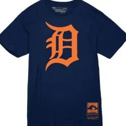 Mitchell & Ness T-Shirts & Tops-Basic Logo 2 Tee Detroit Tigers