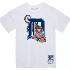 Mitchell & Ness T-Shirts & Tops-Basic Logo 3 Tee Detroit Tigers
