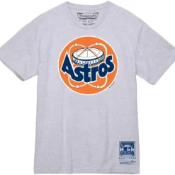 Mitchell & Ness T-Shirts & Tops-Basic Logo 1 Tee Houston Astros