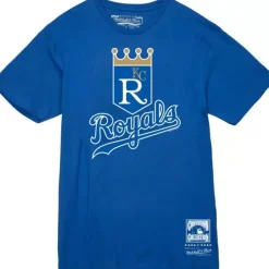 Mitchell & Ness T-Shirts & Tops-Basic Logo 3 Tee Kansas City Royals