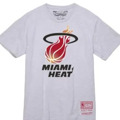 Mitchell & Ness T-Shirts & Tops-Basic Logo 1 Tee Miami Heat