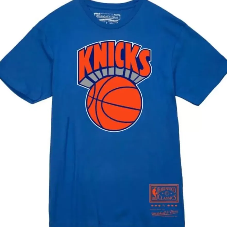 Mitchell & Ness T-Shirts & Tops-Basic Logo 2 Tee New York Knicks