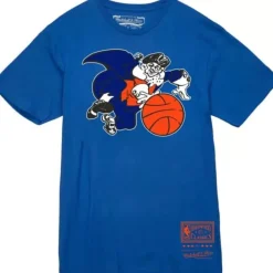 Mitchell & Ness T-Shirts & Tops-Basic Logo 1 Tee New York Knicks
