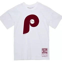Mitchell & Ness T-Shirts & Tops-Basic Logo 1 Tee Philadelphia Phillies