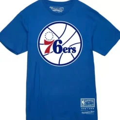 Mitchell & Ness T-Shirts & Tops-Basic Logo 2 Tee Philadelphia 76Ers