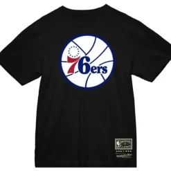 Mitchell & Ness T-Shirts & Tops-Basic Logo 2 Tee Philadelphia 76Ers