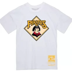 Mitchell & Ness T-Shirts & Tops-Basic Logo 1 Tee Pittsburgh Pirates
