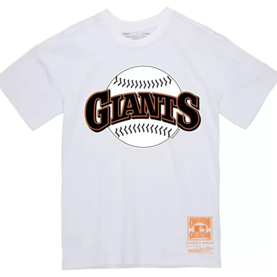 Mitchell & Ness T-Shirts & Tops-Basic Logo 3 Tee San Francisco Giants
