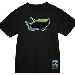 Mitchell & Ness T-Shirts & Tops-Basic Logo 4 Tee Tampa Bay Rays