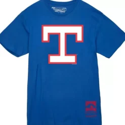 Mitchell & Ness T-Shirts & Tops-Basic Logo 3 Tee Texas Rangers