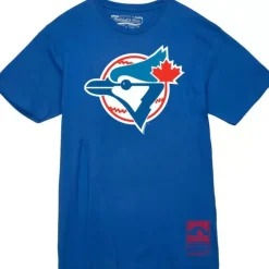 Mitchell & Ness T-Shirts & Tops-Basic Logo 1 Tee Toronto Blue Jays