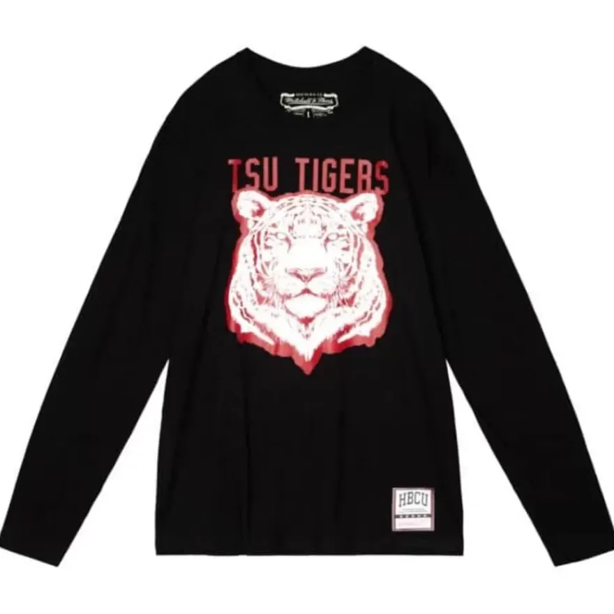 Mitchell & Ness T-Shirts & Tops-Basic Mascot Longsleeve Texas Southern University
