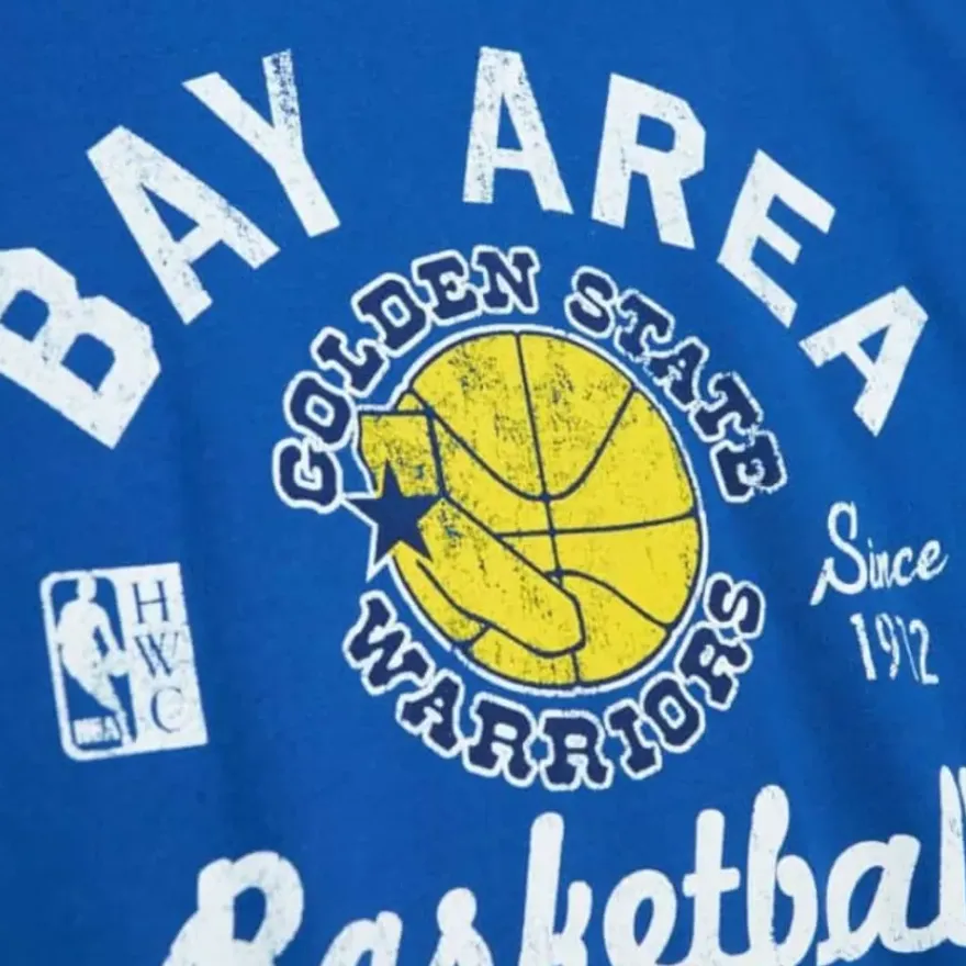 Mitchell & Ness T-Shirts & Tops-Bay Area Basketball Tee Golden State Warriors