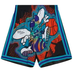 Mitchell & Ness Shorts-Big Face 7.0 Fashion Shorts Charlotte Hornets