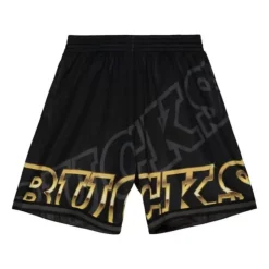 Mitchell & Ness Shorts-Big Face 4.0 Fashion Shorts Milwaukee Bucks