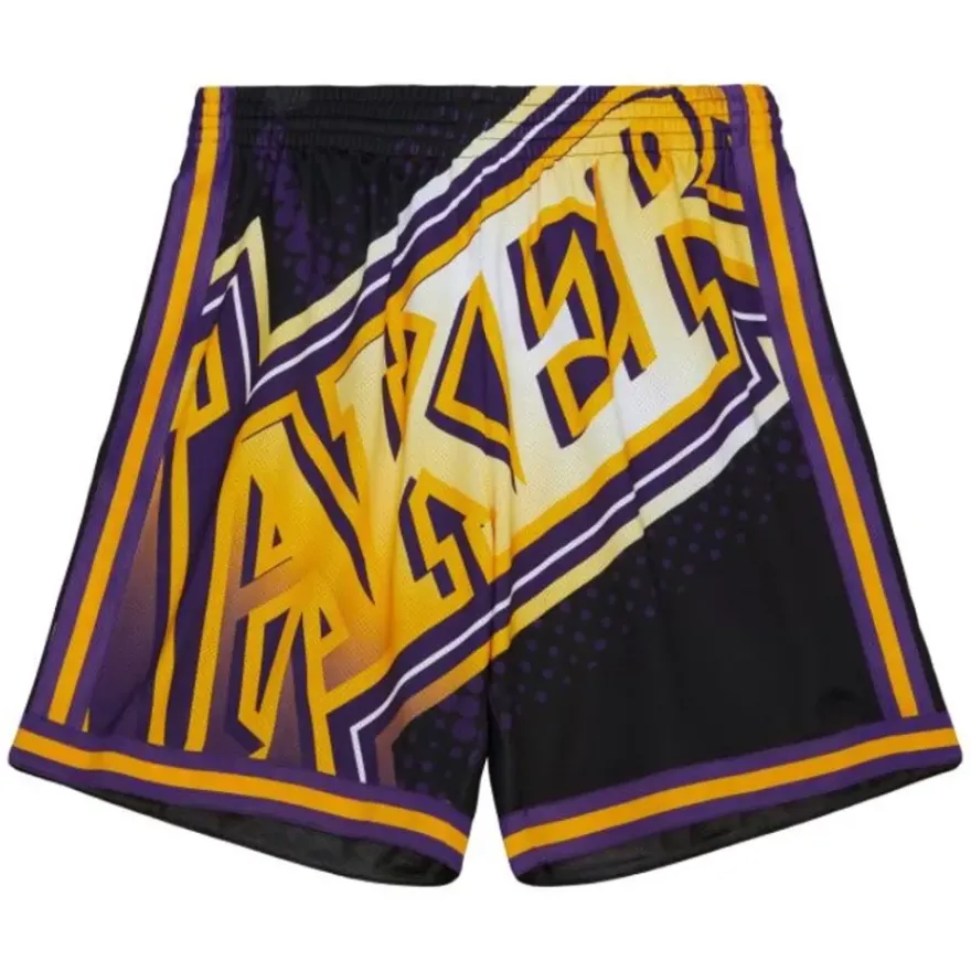 Mitchell & Ness Shorts-Big Face 7.0 Fashion Shorts Los Angeles Lakers