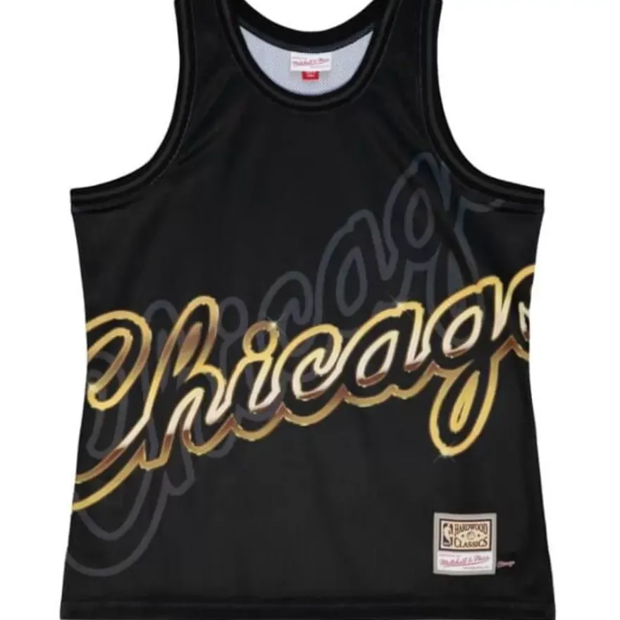 Mitchell & Ness T-Shirts & Tops-Big Face 4.0 Fashion Tank Chicago Bulls