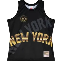 Mitchell & Ness T-Shirts & Tops-Big Face 4.0 Fashion Tank New York Knicks