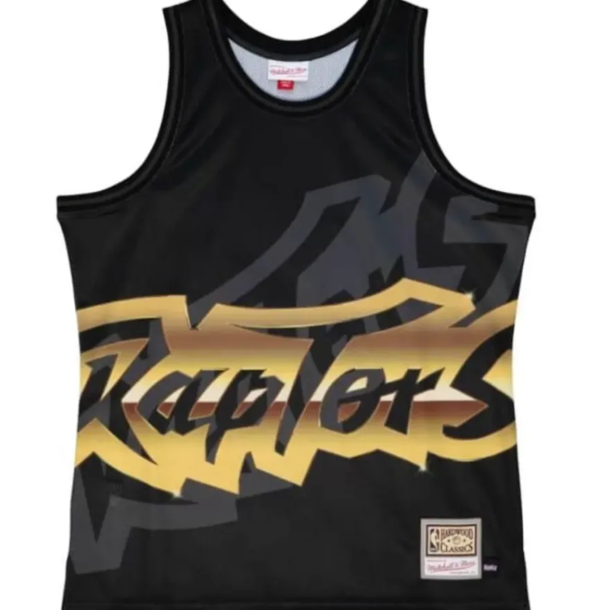Mitchell & Ness T-Shirts & Tops-Big Face 4.0 Fashion Tank Toronto Raptors
