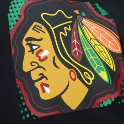 Mitchell & Ness Hoodies & Sweatshirts-Big Face 7.0 Hoodie Chicago Blackhawks