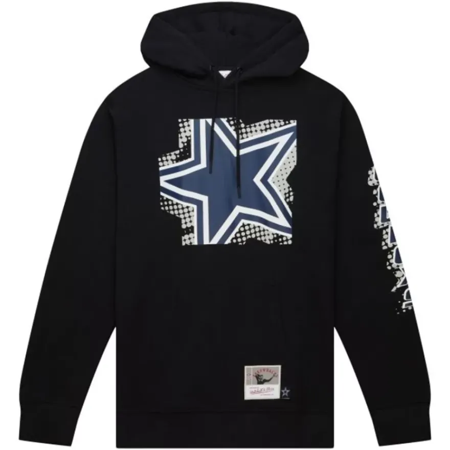 Mitchell & Ness Hoodies & Sweatshirts-Big Face 7.0 Hoodie Dallas Cowboys