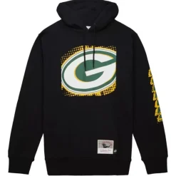Mitchell & Ness Hoodies & Sweatshirts-Big Face 7.0 Hoodie Green Bay Packers