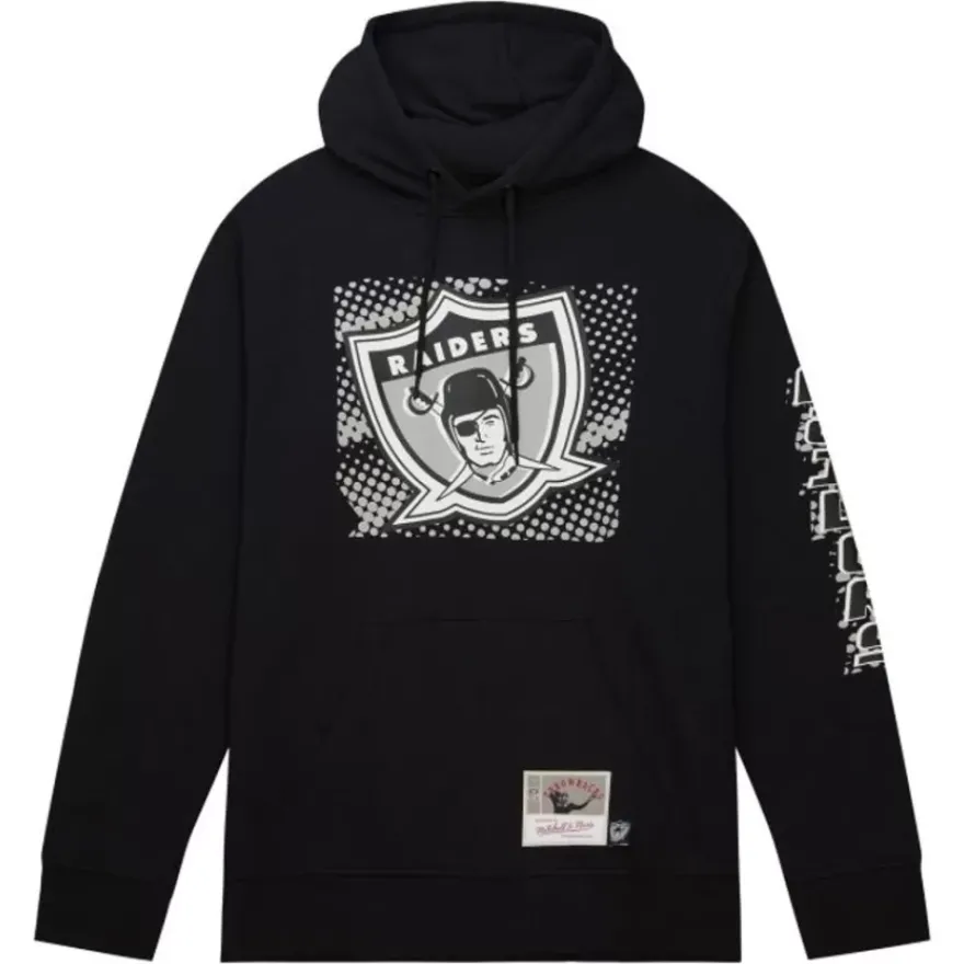 Mitchell & Ness Hoodies & Sweatshirts-Big Face 7.0 Hoodie Oakland Raiders