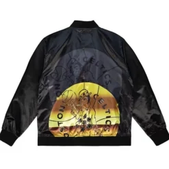 Mitchell & Ness Jackets & Outerwear-Big Face 4.0 Satin Jacket Boston Celtics