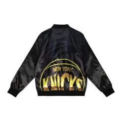 Mitchell & Ness Jackets & Outerwear-Big Face 4.0 Satin Jacket New York Knicks
