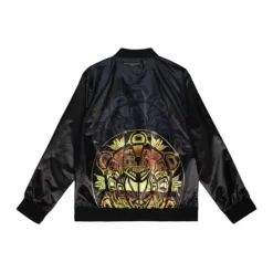 Mitchell & Ness Jackets & Outerwear-Big Face 4.0 Satin Jacket Vancouver Grizzlies