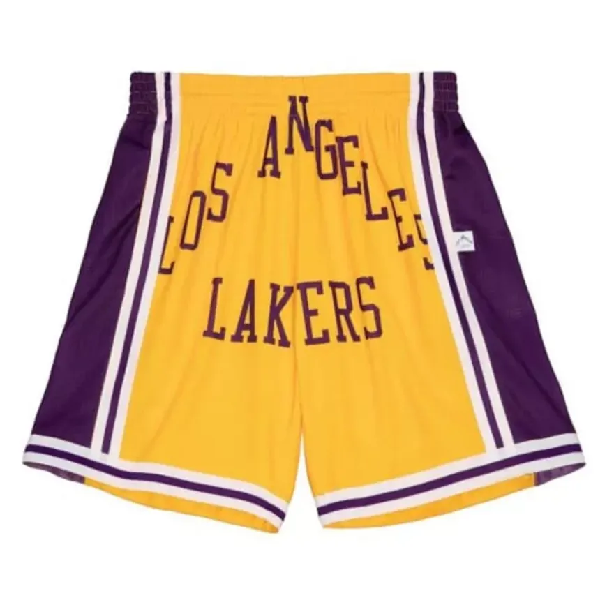 Mitchell & Ness Shorts-Big Face 2.0 Shorts Los Angeles Lakers